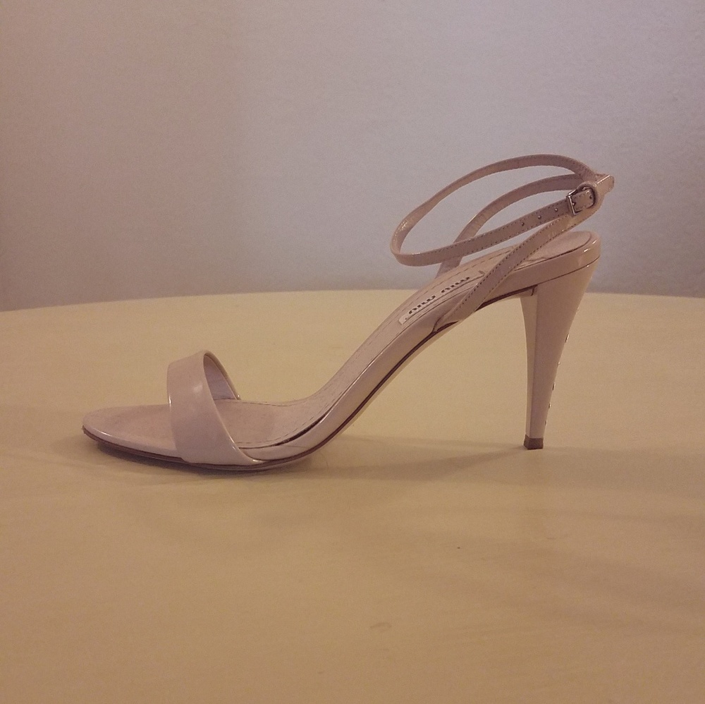 Worn once! Prada MIU MIU heels